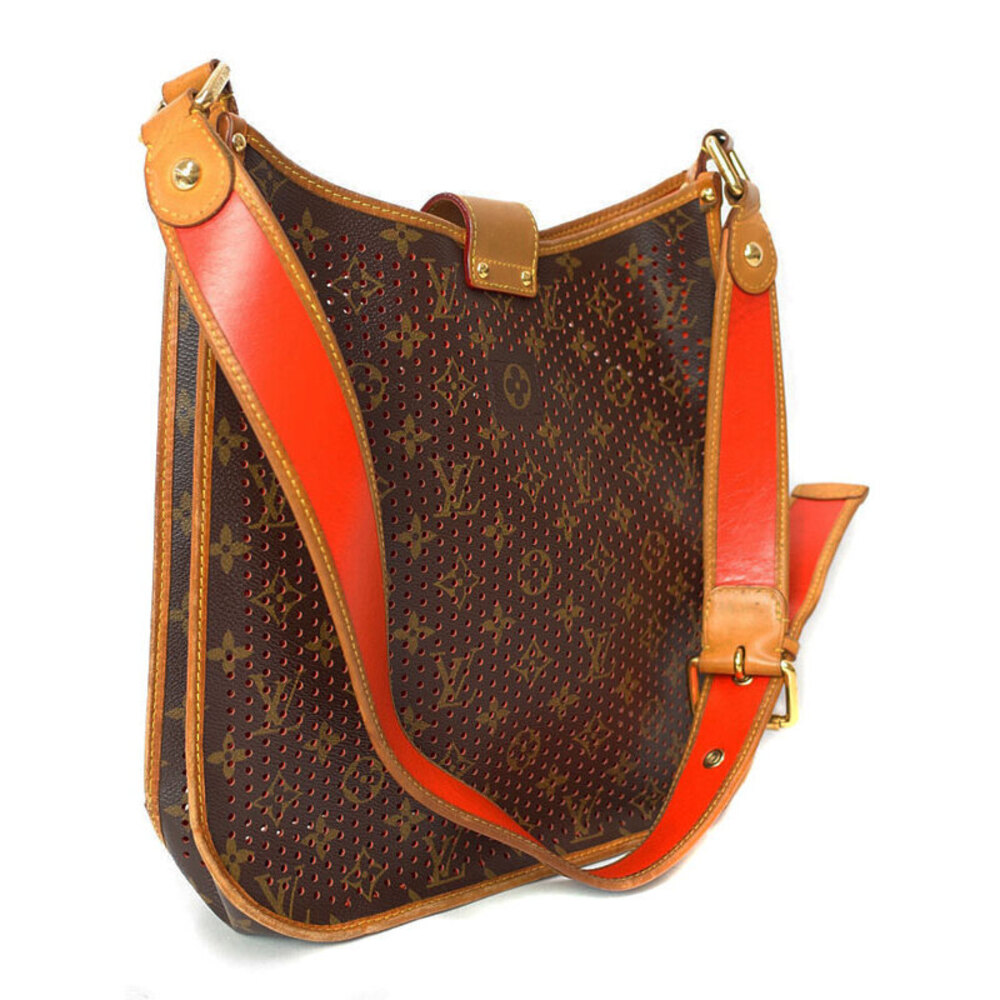 Louis Vuitton Monogram Leather Brown Perforated Musette Shoulder Bag - Picture 2 of 8